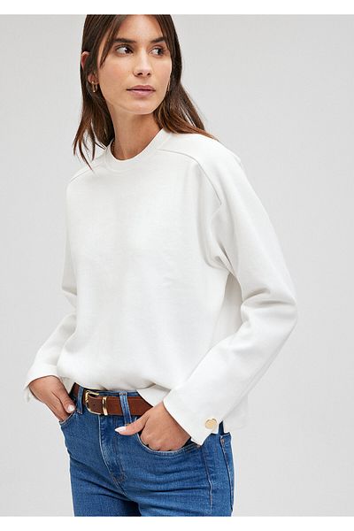 Mavi Bílé tričko Oversize / Široký střih1612671-70057