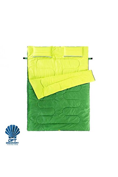 DFT كيس نوم مزدوج أخضر - 190x30x145 سم، -5 °