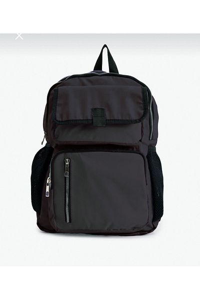 Köstebek Black Four Compartment Backpack