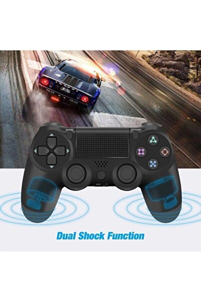 LEERFEI Ps4 Kol Wireless Kablosuz Ps4 Oyun Kolu Ps4 Siyah Joystick Oyun Kolu