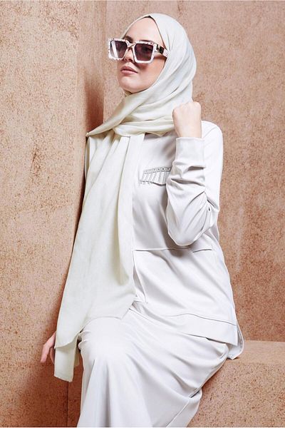 Alvina ALVİNA Mono Gram Shawl 3100 - Απλό και κομψό σχέδιο