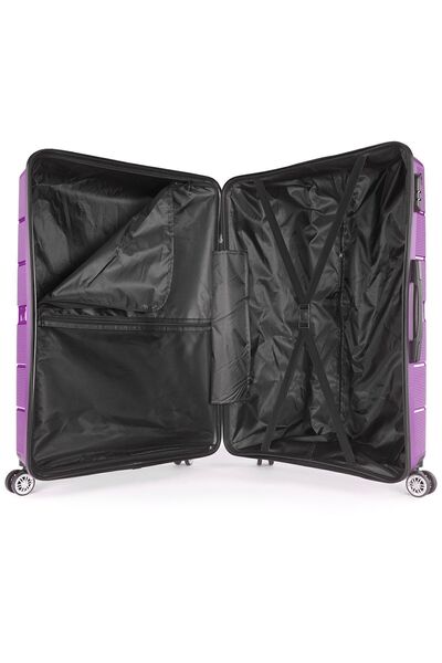 Wexta WX-PP20 3'lü Set Polipropilen Kırılmaz Pp Valiz / Seyahat Bavulu