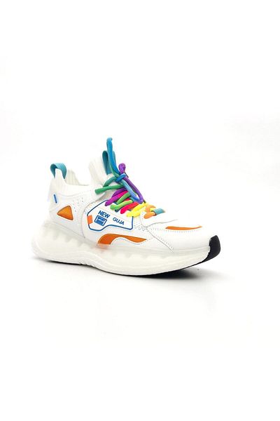 Guja 24Y433-7 Pantofi sport elastici cu șireturi colorate pentru femei