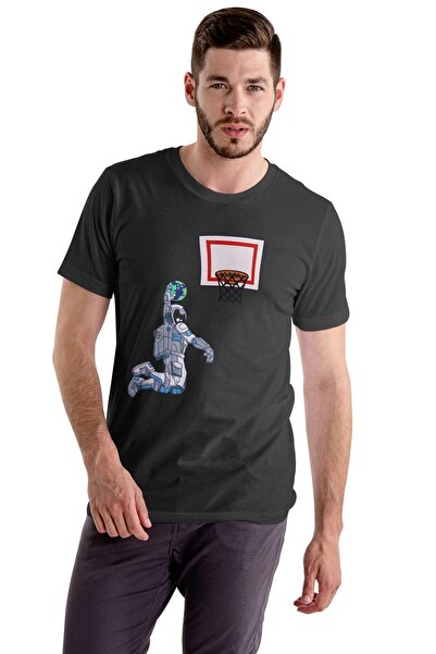 Butik Astronaut košarkaška majica crna unisex
