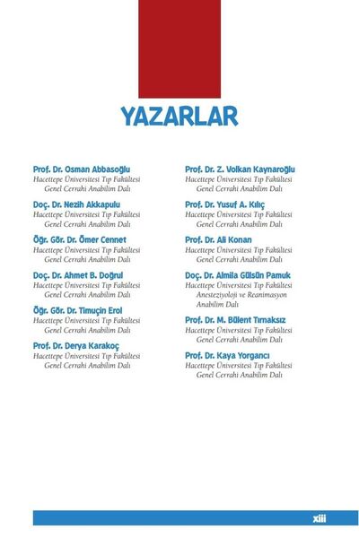 Dünya Tıp Kitabevi Genel Cerrahi Ders Kitabı 2. Baskı