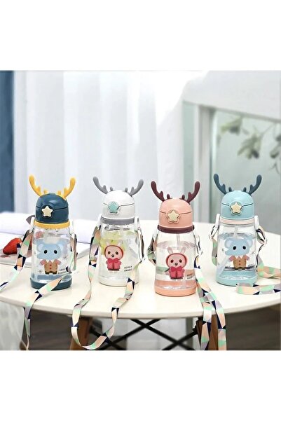 Keyfi Sepet Kawai Model Su Matarası Su Şişesi Suluk Geyik Model Bpa Içermez S...