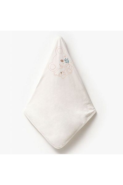 Moi Noi Moi̇ Noi̇ Unisex 90*90 cm Koala Printed Baby Blanket