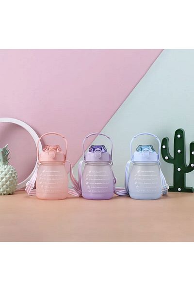 Keyfi Sepet 1300 ml Motivational Water Bottle Water Bottle Water Bottle