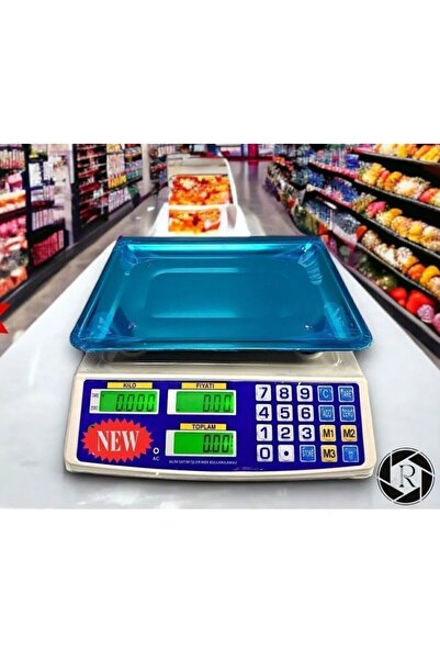 Keyfi Sepet Market Pazarcı Ve Kasap Terazisi 40 Kg Kapasiteli Elektronik Diji...