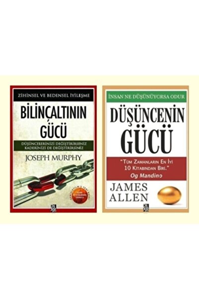 Diyojen Yayıncılık Kişisel Gelişim Seti 2 Kitap (Bilinçaltının Gücü-düşüncenin Gücü )