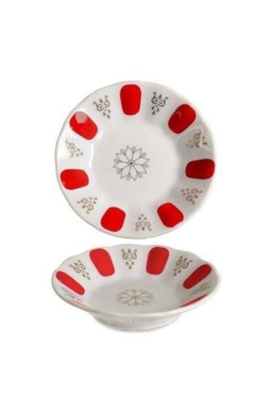 İstoç Türk Kahveci Model Klasik Çay Bardağı Tabağı 16 Adet Melamin Çay Tabağı...