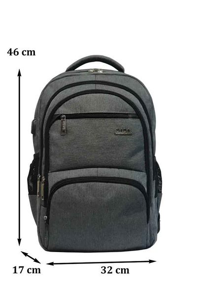 Case Club Dada 04 15,6 ιντσών αδιάβροχο σακίδιο πλάτης - 5 θέσεων, συσκευή USB, προστασία μαξιλαριού