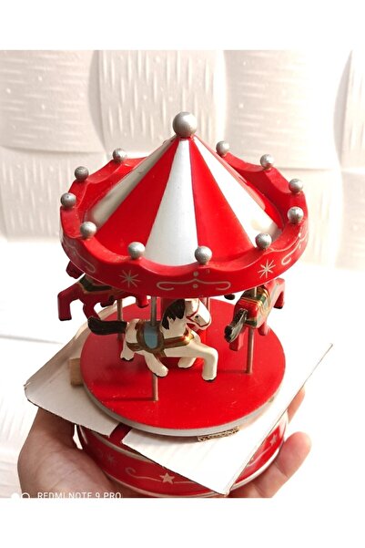 PINARSTORE Kırmızı Atlı Karınca Müzik Kutusu-kurmalı Atlı Karınca