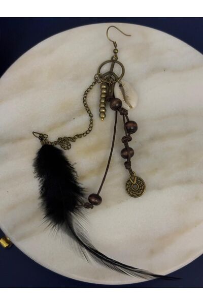 Idarosa Concept Otantik, Etnik, Bohem, Barış Sembollü Deniz Kabuklu Zincirli ...