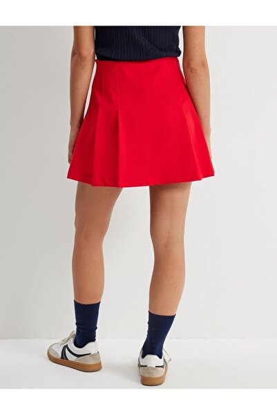 Koton Kadın Pileli Mini Etek