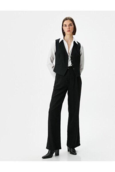 Koton Women's Classic Shirt Shirt