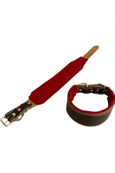 Sürmeli Tasma Black Divine Leather Puppy Kangal Dog Collar We Are Related