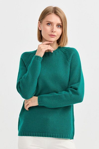 Desen Triko Women's Zero Collar Shoulder Braided Wool Sweater A.ö.başı