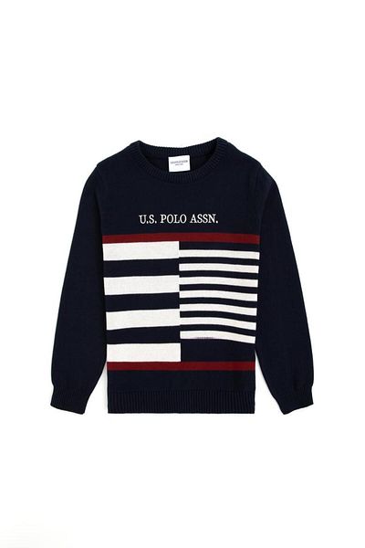 U.S. Polo Assn. Crew Neck Boy's Sweater - Tekspor 195757 .2