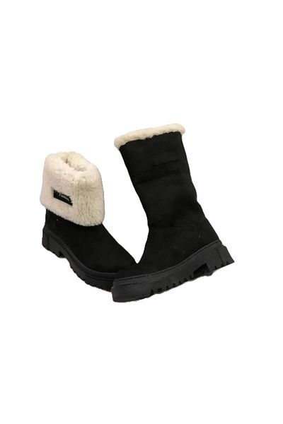 KAFKASLAR Γυναικείες μπότες Ug Model Stitched - Γούνινη, κοντή και μακριά χοντρή σόλα