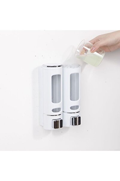 isgstore Main Shop 2 Adet 400 ml Şampuan Kutusu Losyon Duş Jeli Kabı, Banyo Ve Mutfak Için Manuel Duş Jeli