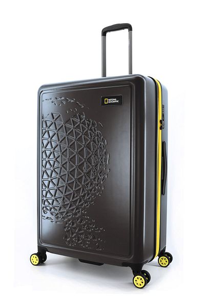 NATIONAL GEOGRAPHIC Globe Large Check-In Luggage Suitcase Khaki