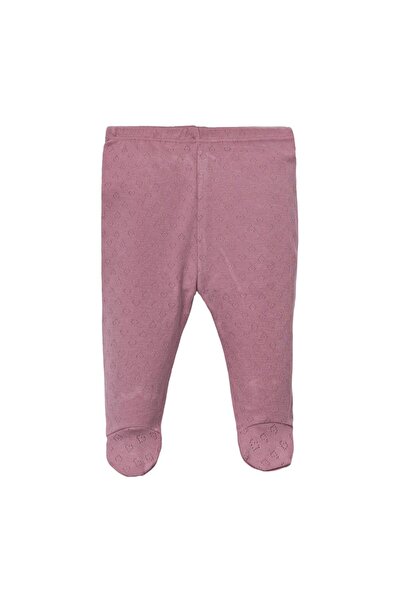 Necix's Soft Fabric Baby Girl Pants - Booties Detailed