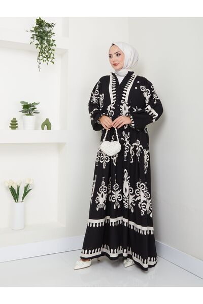 VOLT CLOTHİNG Dámské šaty s etnickým vzorem