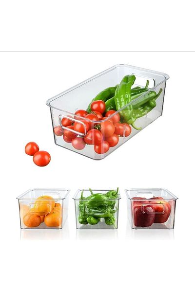 Hilamingo Home 6 Pieces of Coverless Closet Organizer Organizer Food Storage Container Vegetable Fruit Basket