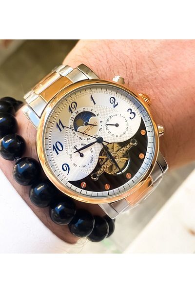 Reward brand steel automatic men's wrist watch