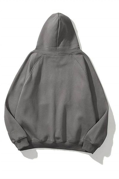 OFFSIDESIGN Hanorac oversize unisex - roșu, negru, gri, alb, hanorac cu 3 fire cu tăietură dreaptă