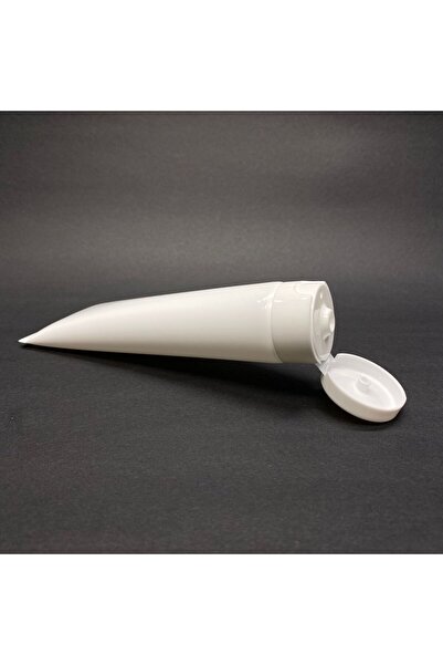 Pause Art Home KOZMETİK İÇİN PARLAK BEYAZ BOŞ KREM TÜPÜ KAPAKLI - 100 ML - ME...