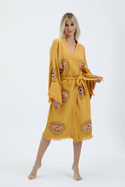 Cyc Atelier Taş Baskılı Desenli Kimono
