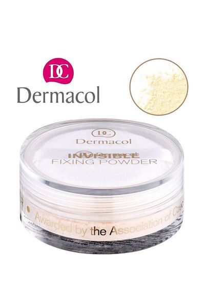 Dermacol Transparent Powder - Invisible Fixing Powder, Velvety Fixing Transparent Finish Powder, Light
