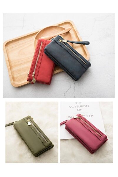 rinkadoll Μαλακό δερμάτινο πορτοφόλι με πράσινο βραχιόλι Νέα σεζόν