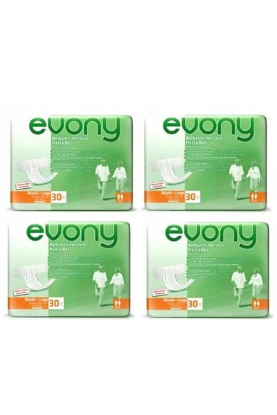 Evony L patient diapers large 30 X4 120 PIECES