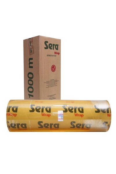 SERA 1 Piece Stretch 8 Micron 45 cm X 1000 Mt Food Wrap