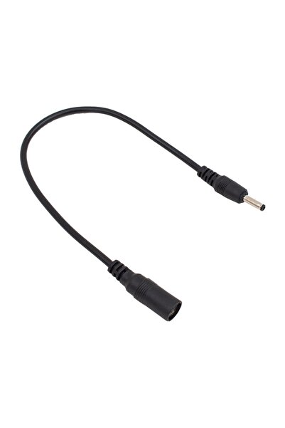 BK Teknoloji 5.5mm x 2.1mm Dişi to 3.5mm x 1.35mm Erkek DC Güç Adaptör Kablosu
