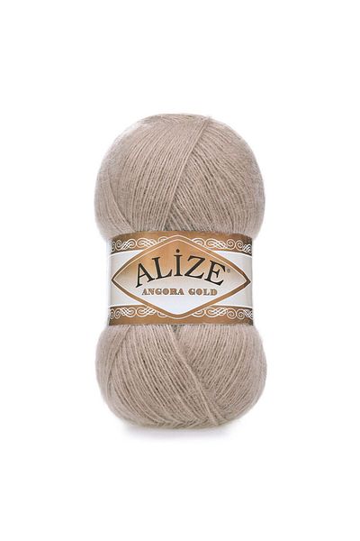 Alize أنجورا جولد 541 خيط حياكة يدوي بلون المنك - 5 قطع