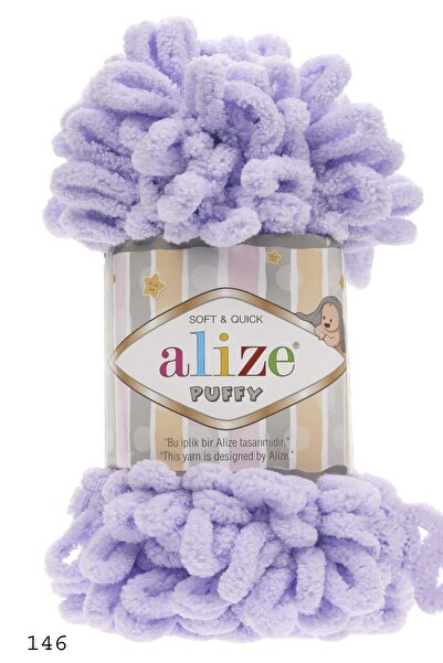 Alize Puffy El Örgü Ipi 5'li Lavanta 146