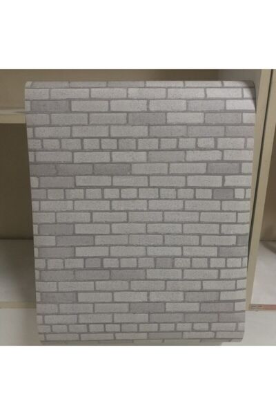 Örtücüm Kendinden Yapışkanlı Duvar Kaplama Tuğla Desenli Folyo Kağıt 45 Cm X 15 Metre