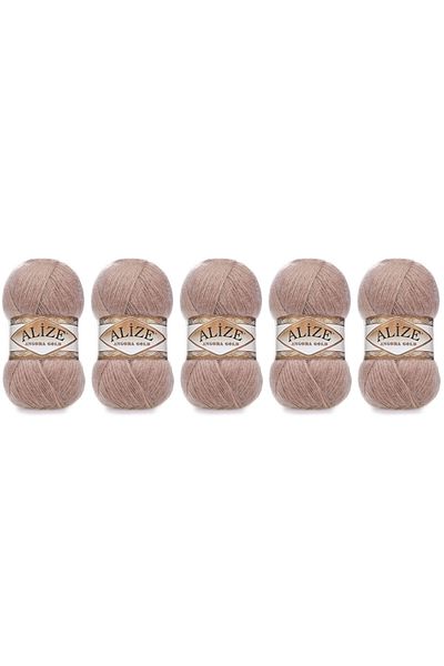 Alize Angora Gold Νήματα Πλεκτομηχανής Χεριών 100 gr 5 Τεμάχια Χρώμα 542