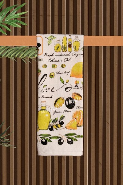 Meslina 5-Piece 30X50 Kitchen Towels - Printed, Drying Cloth and Hand and Face Towels