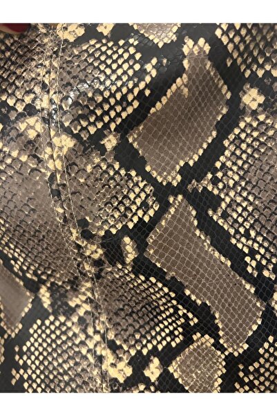 pionoi Norwich Genuine Leather Hobo Shoulder & Hand Bag Lined (Anakonda Print) 40X27Cm