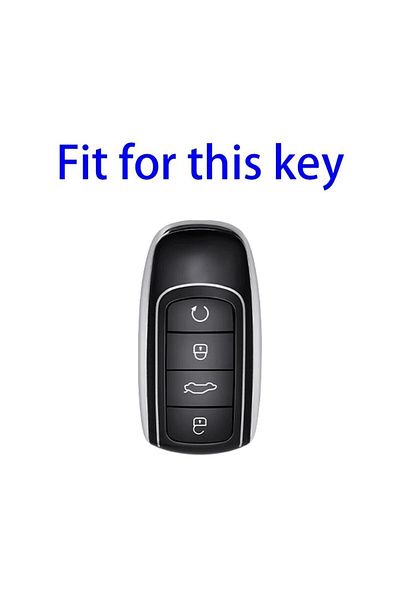 emii auto spare parts Key Case Cover for Chery Tiggo 8 Pro 7 Pro Max Green/Gold
