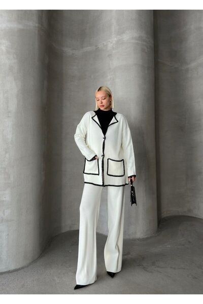 SUXİRCNHTMTS Трикотажний комплект - елегантність на ґудзиках