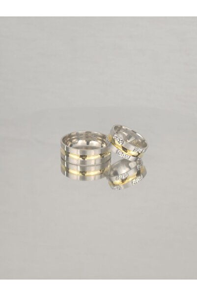 Gri Gümüş Ebedi Sevgi Bağı 925 Ayar Gümüş Alyans, Nişan Ve Söz Yüzüğü