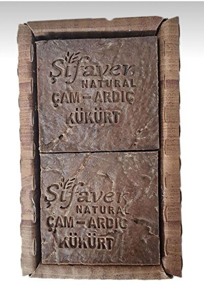 DermStore El yapımı saf çam ardıç katranlı-kükürtlü sabun 2Adet.