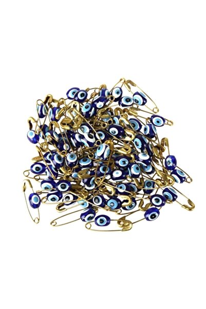 PAKETPARTİ Sigurnosne igle sa perlama u obliku zlog oka, 100 komada