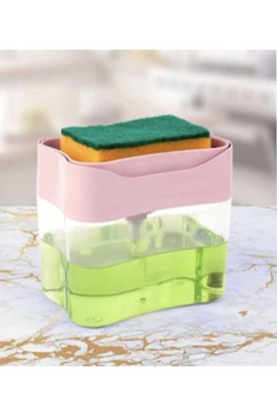 Tam12 380 ml deasupra chiuvetei, rezervor de burete și pompă, dozator de săpun lichid pentru detergent de vase